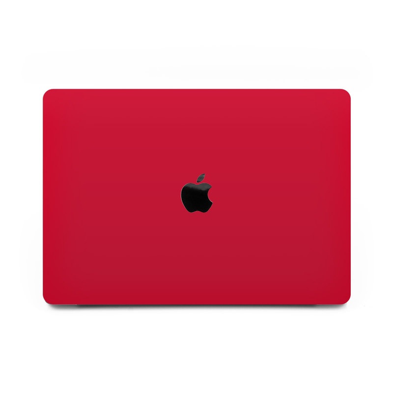 Havslug efter det langsom Solid State Red MacBook Pro 13-inch M2 Skin | iStyles