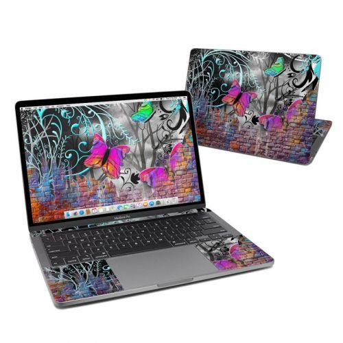 Butterfly Wall MacBook Pro 13-inch Skin