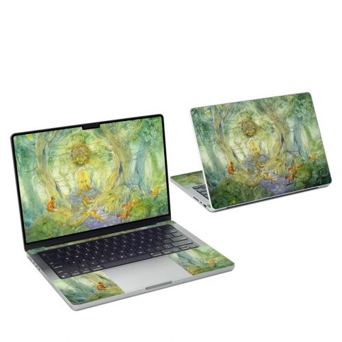 Green Gate MacBook Pro 14-inch Skin