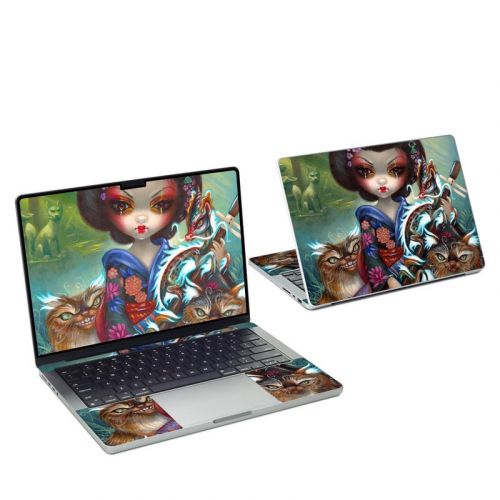 Kirin and Bakeneko MacBook Pro 14-inch Skin