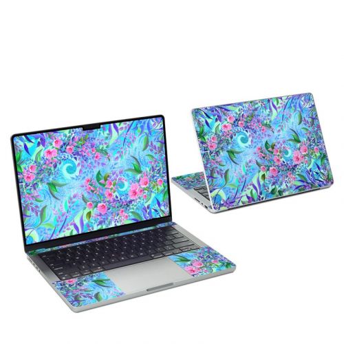 Lavender Flowers MacBook Pro 14-inch Skin
