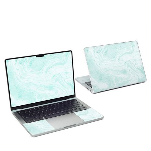Winter Green Marble MacBook Pro 14-inch Skin