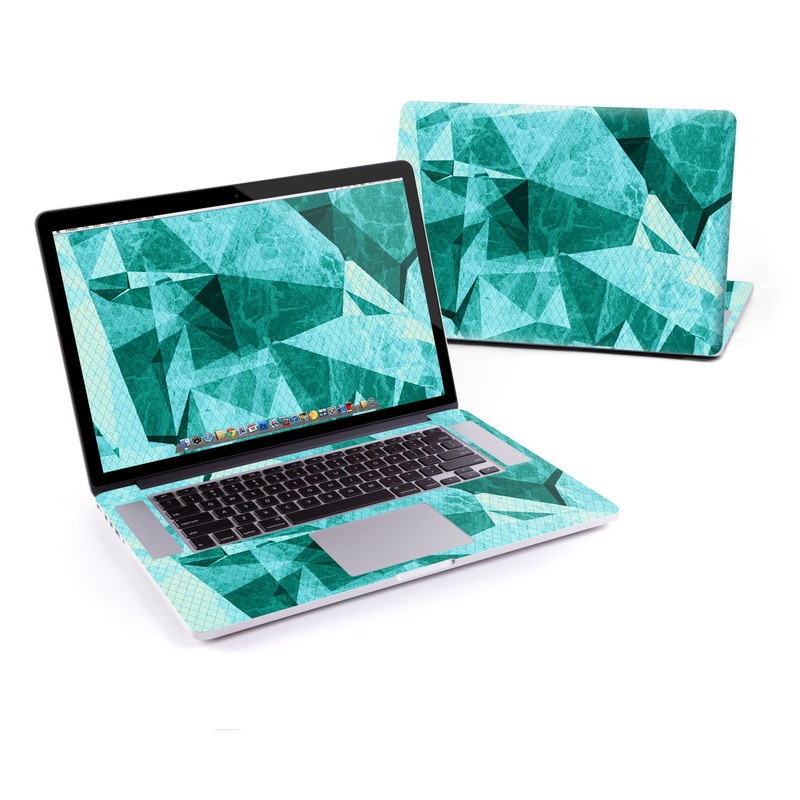 MacBook Pro Pre 2016 Retina 13-inch Skin design of Aqua, Blue, Pattern, Turquoise, Illustration, Teal, Design, Line, Graphic design, with blue colors