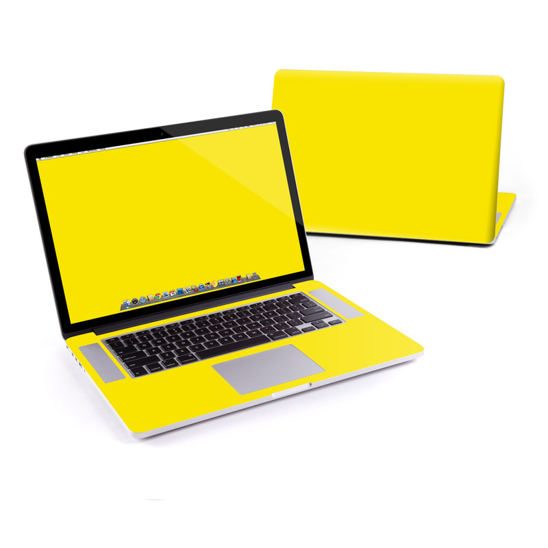 Solid State Yellow MacBook Pro 15inch 20122016 Retina Skin iStyles