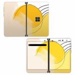 Abstract Yellow Microsoft Surface Duo Skin