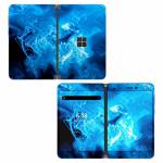 Blue Quantum Waves Microsoft Surface Duo Skin