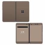 Solid State Flat Dark Earth Microsoft Surface Duo Skin