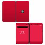 Solid State Red Microsoft Surface Duo Skin