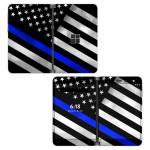 Thin Blue Line Hero Microsoft Surface Duo Skin