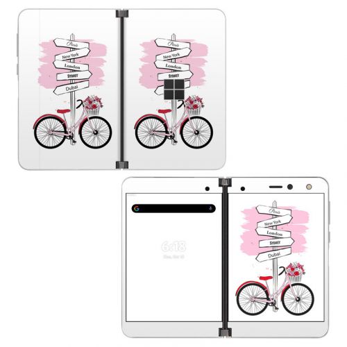 Bike Ride Microsoft Surface Duo Skin
