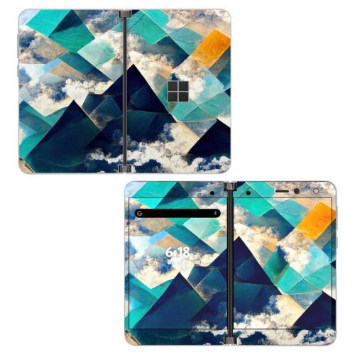 Gold Clouds Microsoft Surface Duo Skin