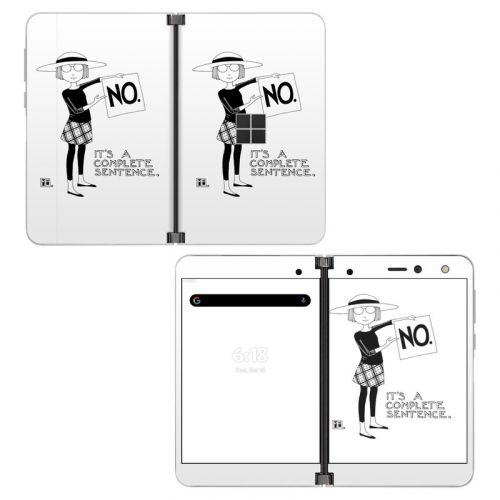 Sentence Microsoft Surface Duo Skin