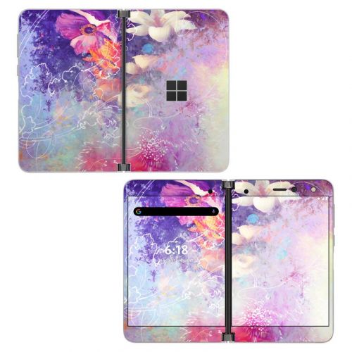Sketch Flowers Lily Microsoft Surface Duo Skin