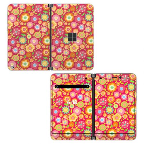 Flowers Squished Microsoft Surface Duo Skin