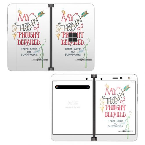 Train Derailed Microsoft Surface Duo Skin