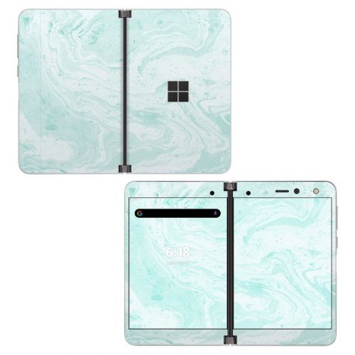 Winter Green Marble Microsoft Surface Duo Skin