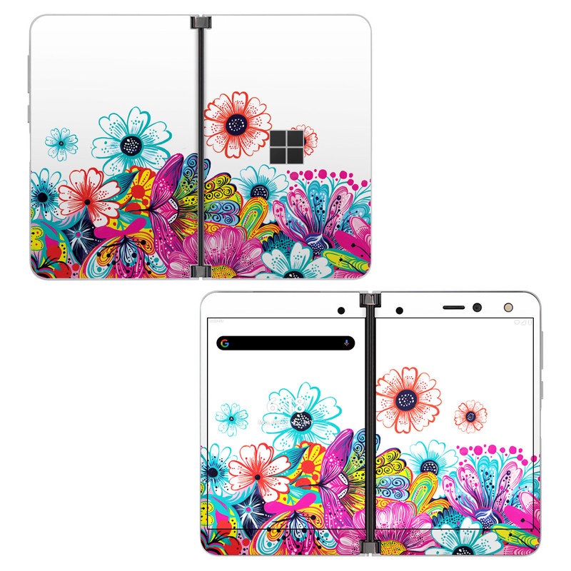 Intense Flowers Microsoft Surface Duo Skin Istyles