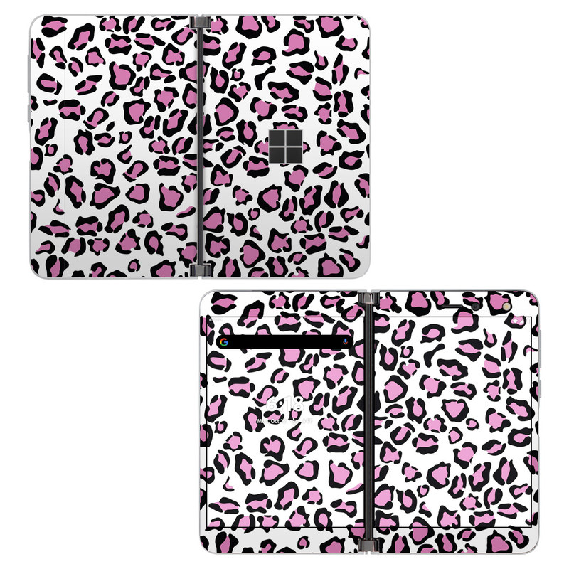Microsoft Surface Duo Skin design of Pink, Pattern, Design, Textile, Magenta with white, black, gray, purple, red colors