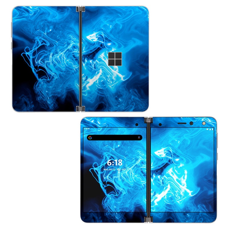 Blue Quantum Waves Microsoft Surface Duo Skin | iStyles