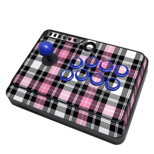 Pink Plaid Mayflash Arcade Fightstick F300 Skin
