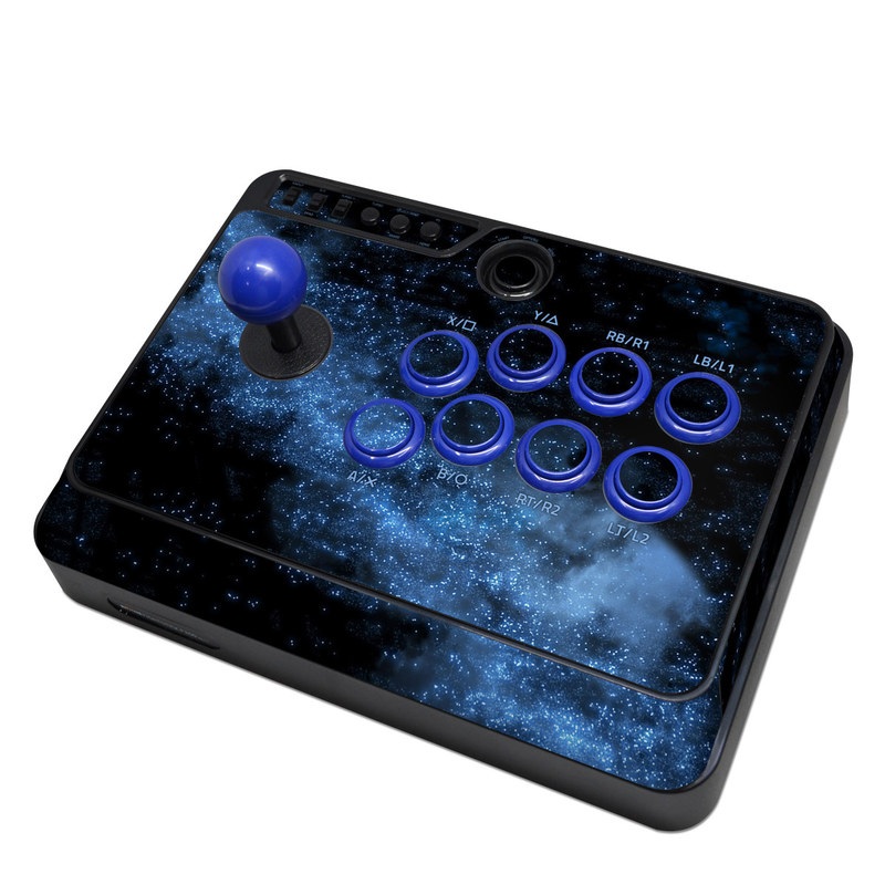 Mayflash Arcade Fightstick F300 Skin design of Sky, Atmosphere, Black, Blue, Outer space, Atmospheric phenomenon, Astronomical object, Darkness, Universe, Space with black, blue colors