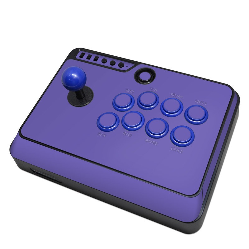 Mayflash Arcade Fightstick F300 Skin design of Blue, Violet, Sky, Purple, Daytime, Black, Lilac, Cobalt blue, Pink, Azure with purple colors