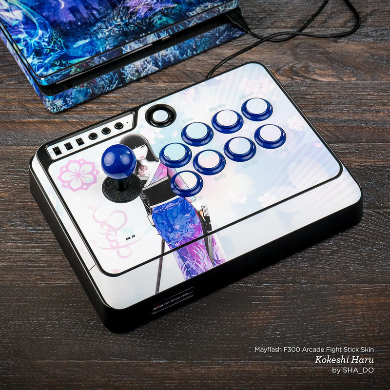 Mayflash F300 Arcade Fight Stick Skin - Solid State White by Solid Colors