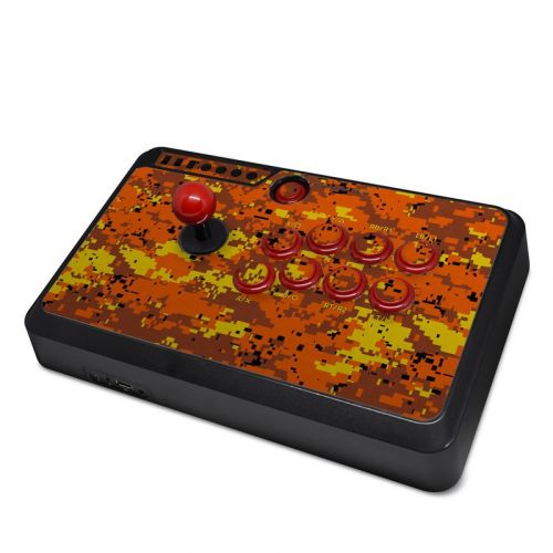 Digital Orange Camo Mayflash Arcade Fightstick F500 Skin