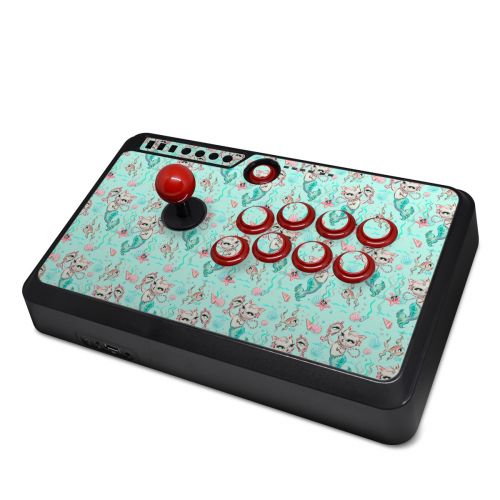 Merkittens with Pearls Aqua Mayflash Arcade Fightstick F500 Skin