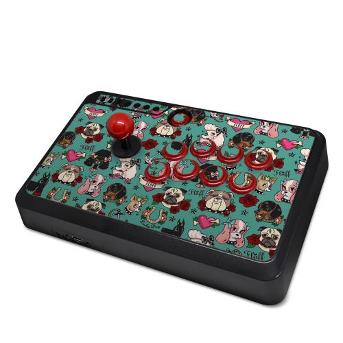 Tattoo Dogs Mayflash Arcade Fightstick F500 Skin