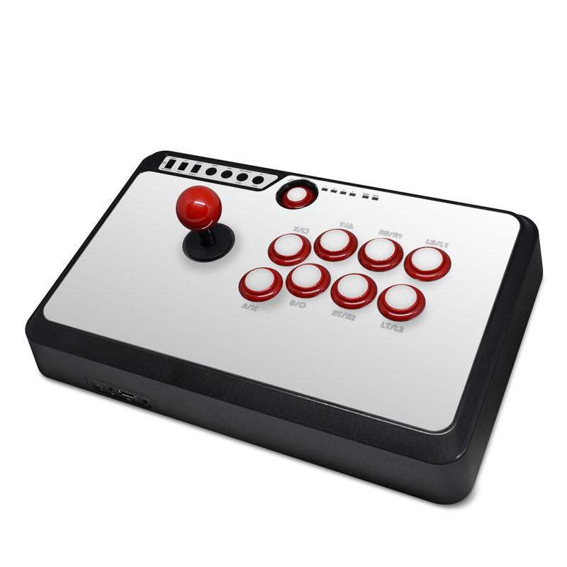 Mayflash Arcade Fightstick F500 Skin design of White, Black, Line, with white colors