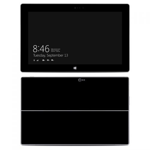 Solid State Black Microsoft Surface 2 Skin