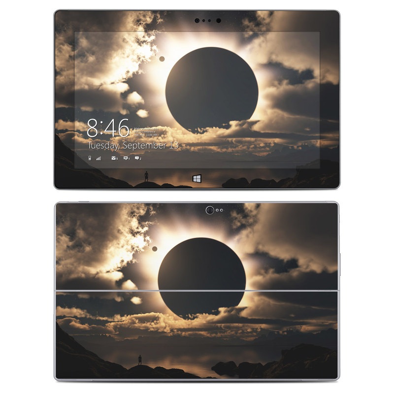  Skin design of Sky, Cloud, Daytime, Eclipse, Atmosphere, Cumulus, Sunlight, Sun, Astronomical object, Celestial event, with black, red, green, gray, pink, yellow colors