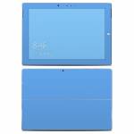 Solid State Blue Microsoft Surface 3 Skin