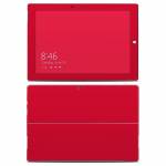 Solid State Red Microsoft Surface 3 Skin