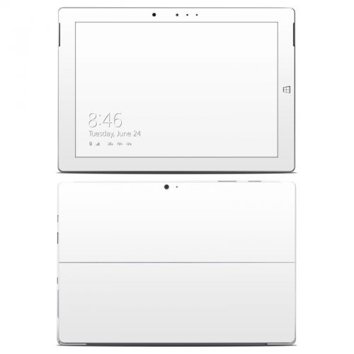 Solid State White Microsoft Surface 3 Skin