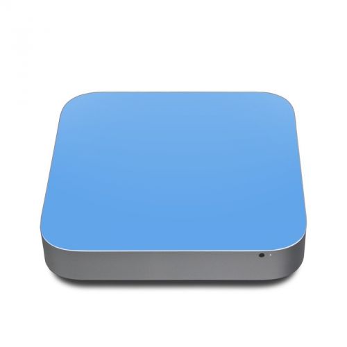 Solid State Blue Apple Mac mini Skin