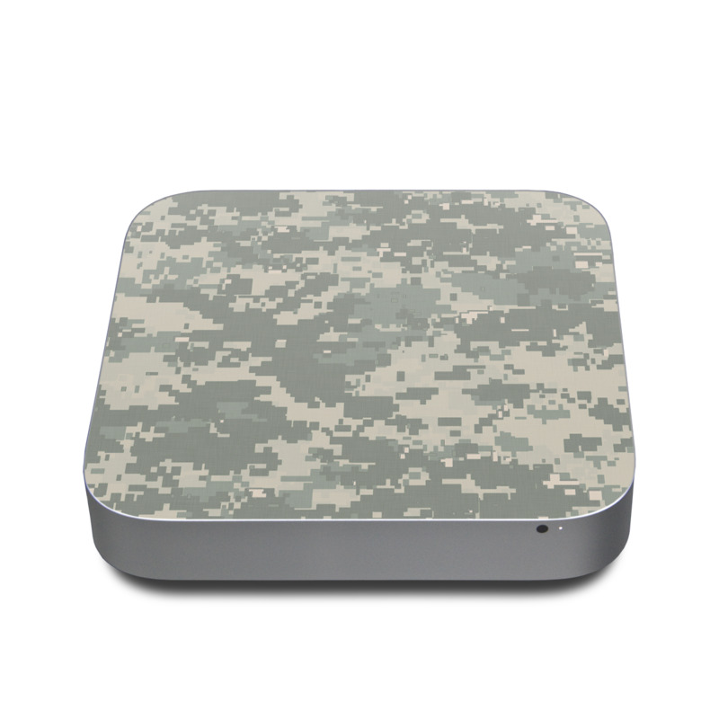 Apple Mac mini Skin design of Military camouflage, Green, Pattern, Uniform, Camouflage, Design, Wallpaper, with gray, green colors