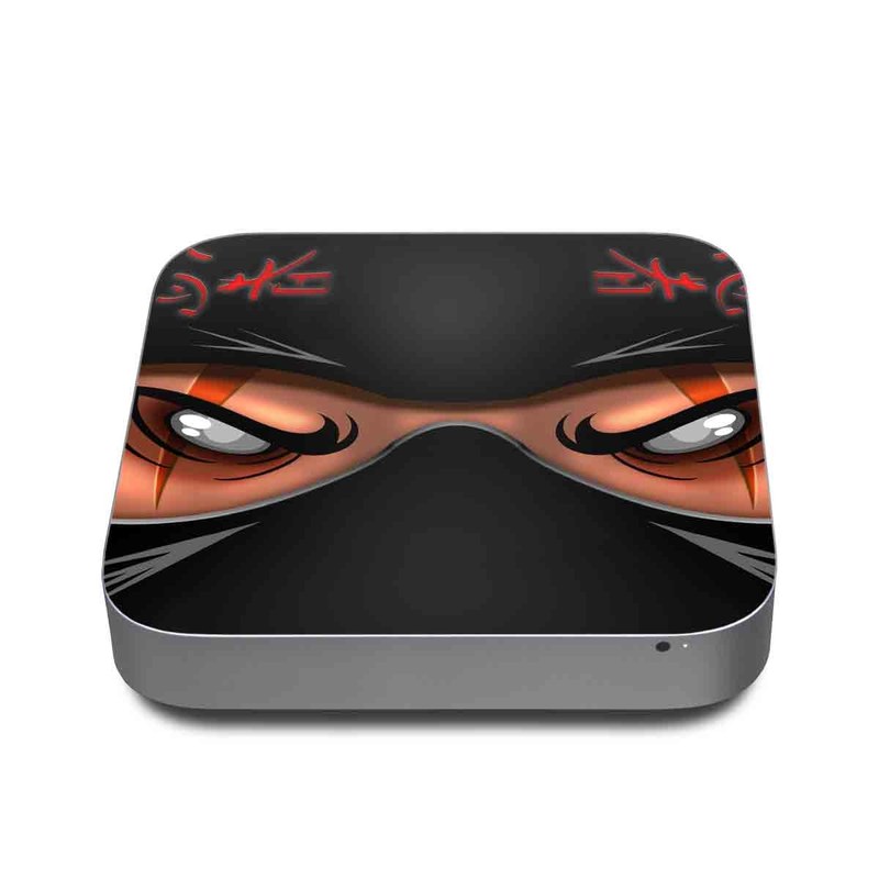 Mac mini Skin design of Cartoon, Eye, Organ, Anime, Illustration, Mouth, Fictional character, Animation, Graphic design, Cg artwork, with black, red, green, pink, orange, gray colors