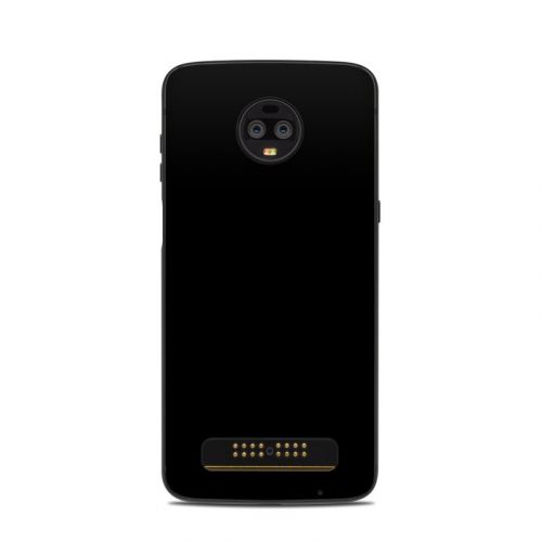 Solid State Black Motorola Moto Z3 Skin