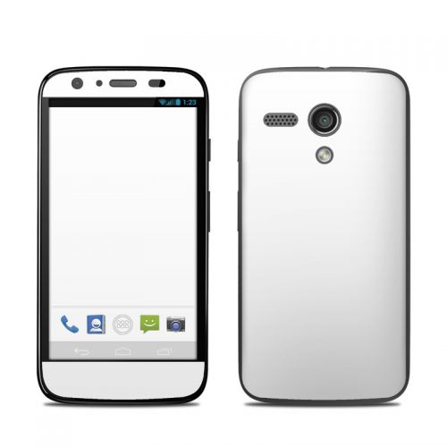 Solid State White Motorola Moto G Skin