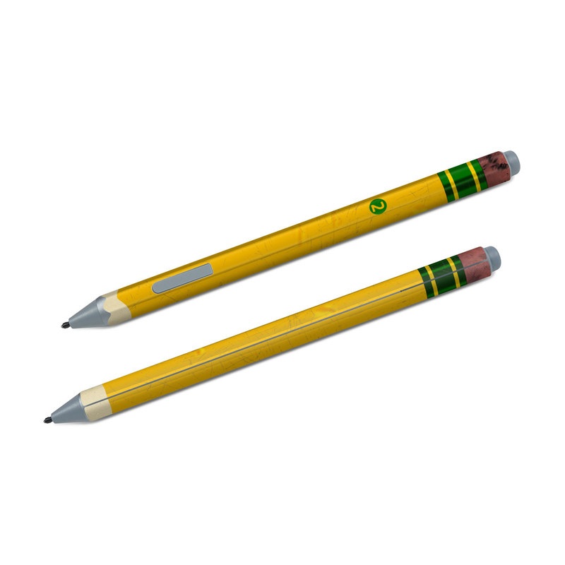 Microsoft Surface Pen Skin design, with yellow, green, pink, black colors