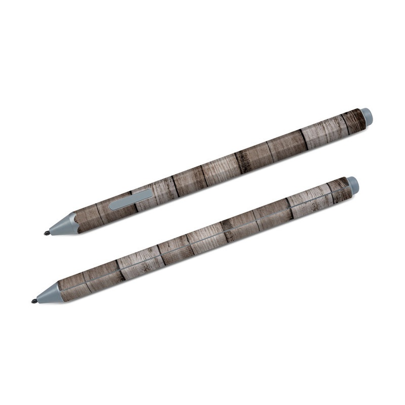 Microsoft Surface Pen Skin design of Wood, Plank, Wood stain, Hardwood, Line, Pattern, Floor, Lumber, Wood flooring, Plywood, with brown, black colors