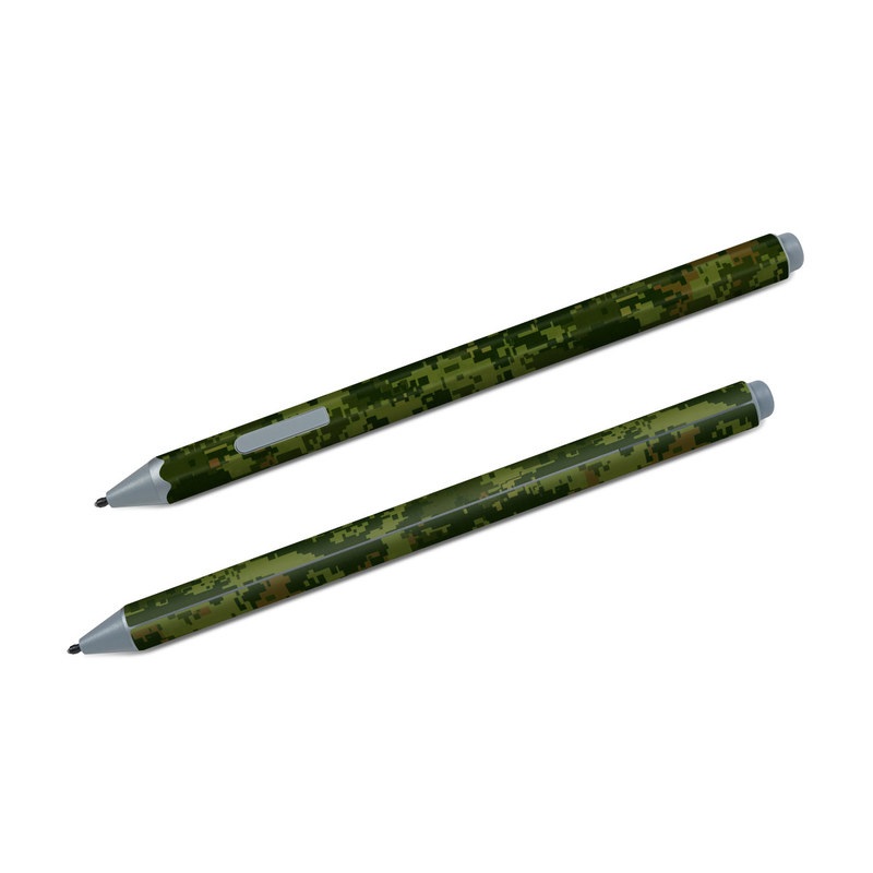 Microsoft Surface Pen Skin design of Military camouflage, Green, Pattern, Uniform, Camouflage, Clothing, Design, Leaf, Plant, with green, brown colors