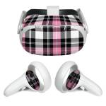 Pink Plaid Meta Quest 2 Skin
