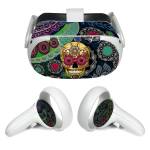 Sugar Skull Paisley Meta Quest 2 Skin
