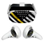 Thin Yellow Line Hero Meta Quest 2 Skin