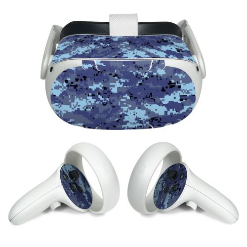 Digital Sky Camo Meta Quest 2 Skin