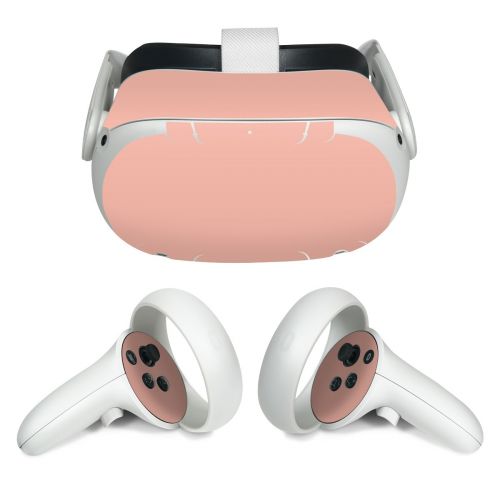 Solid State Peach Meta Quest 2 Skin