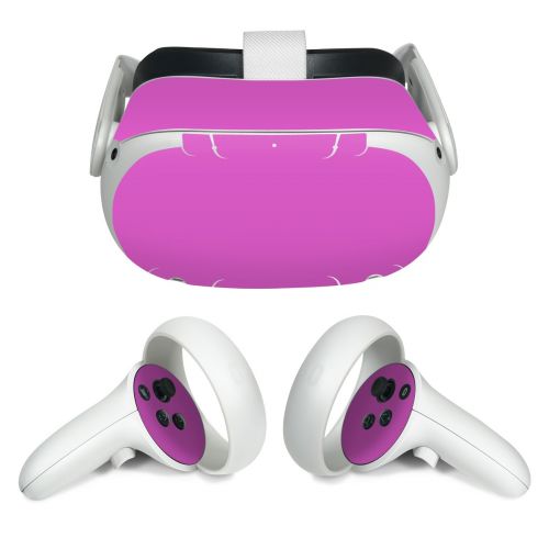 Solid State Vibrant Pink Meta Quest 2 Skin